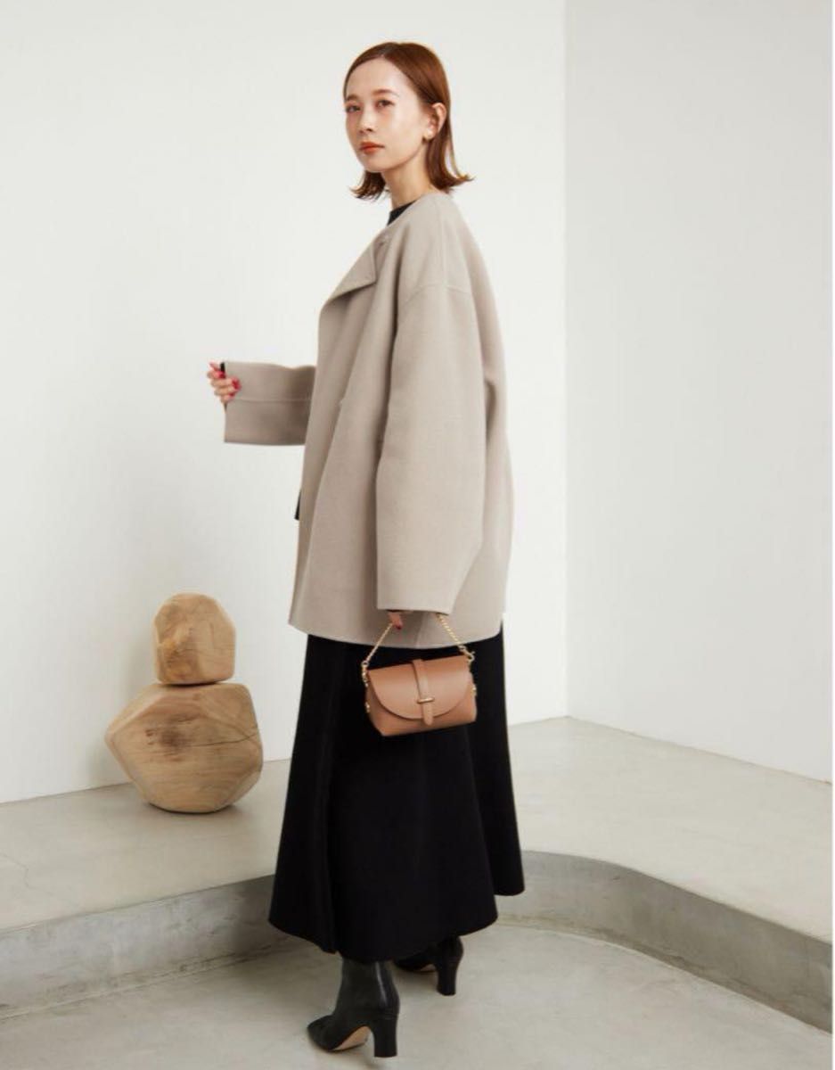 SLOBE IENA HAMILTONダブルフェイスウールショートコート｜Yahoo