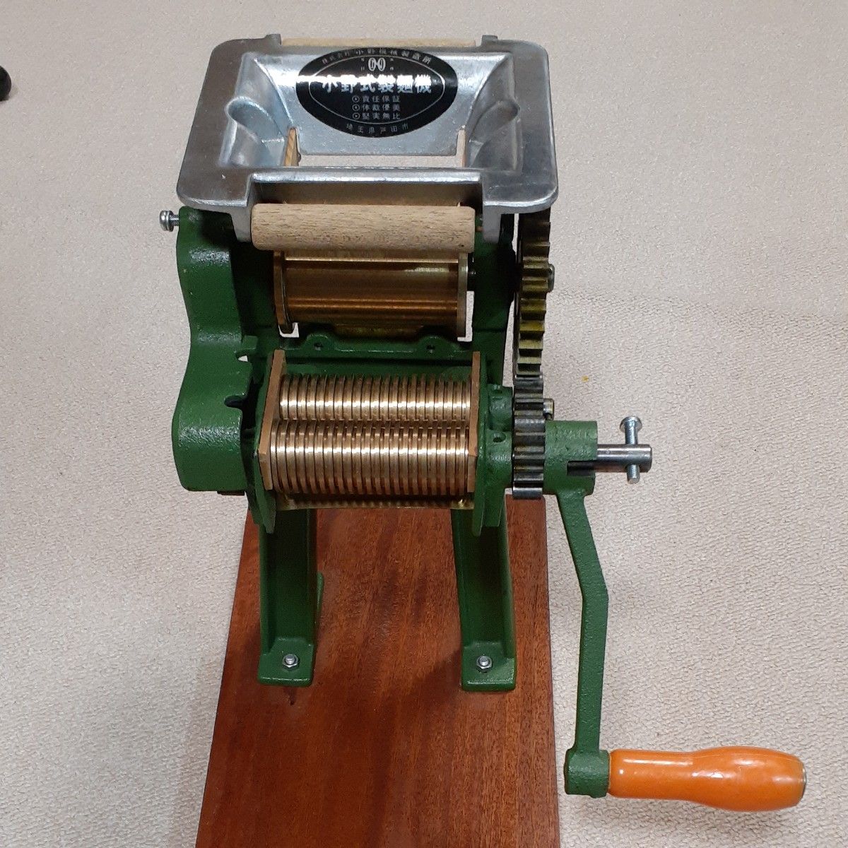 小野式製麺機1型 片刃 2 2mm レストア品｜Yahoo!フリマ（旧PayPayフリマ）