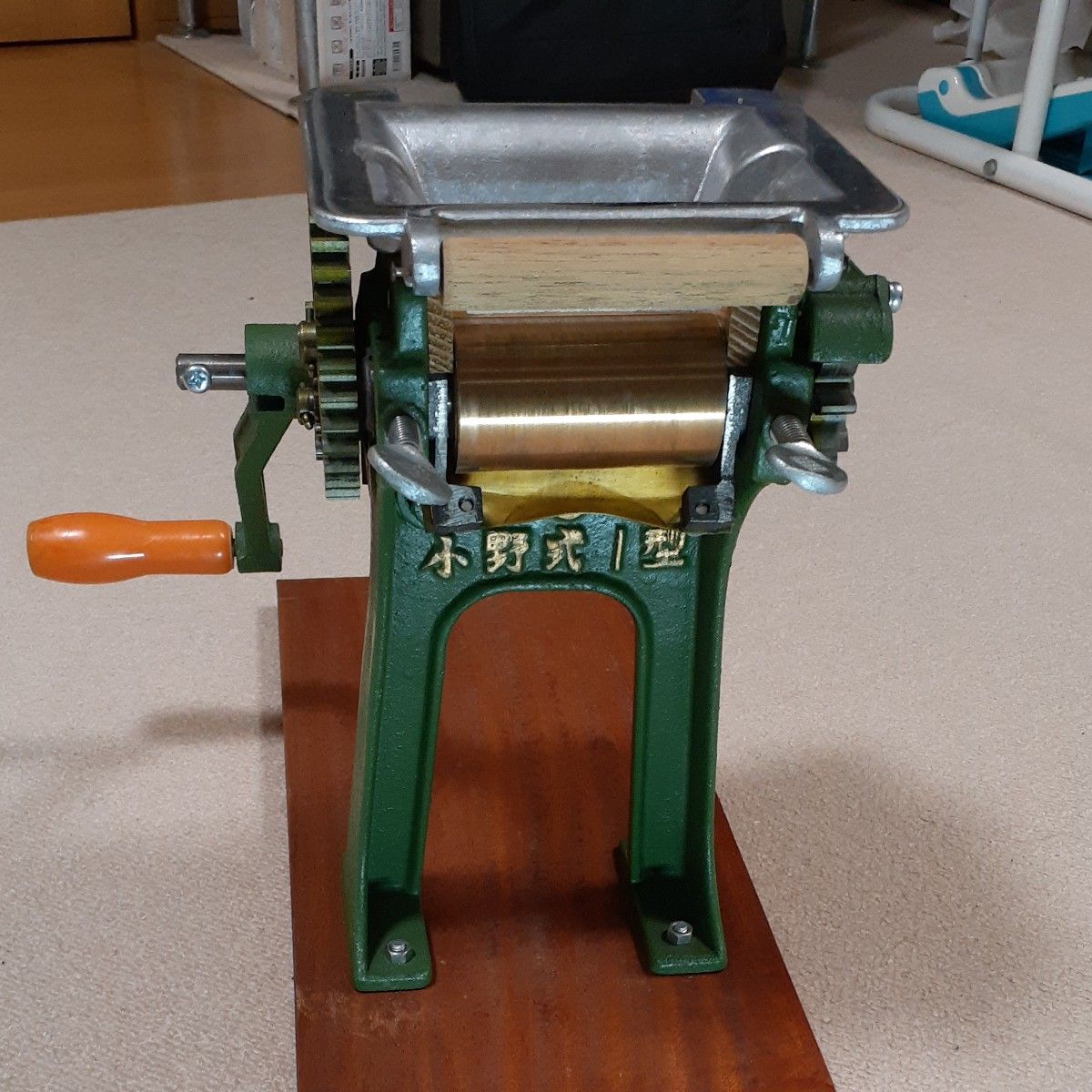 小野式製麺機 【2504-03】 説明書コピーあり 小野式製麺機 【2504-03