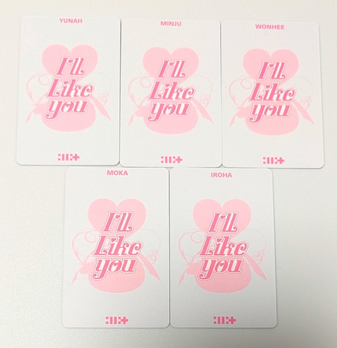 ILLITアイリットI'LL LIKE YOU WeverseJapan GLLITver 特典トレカ5枚