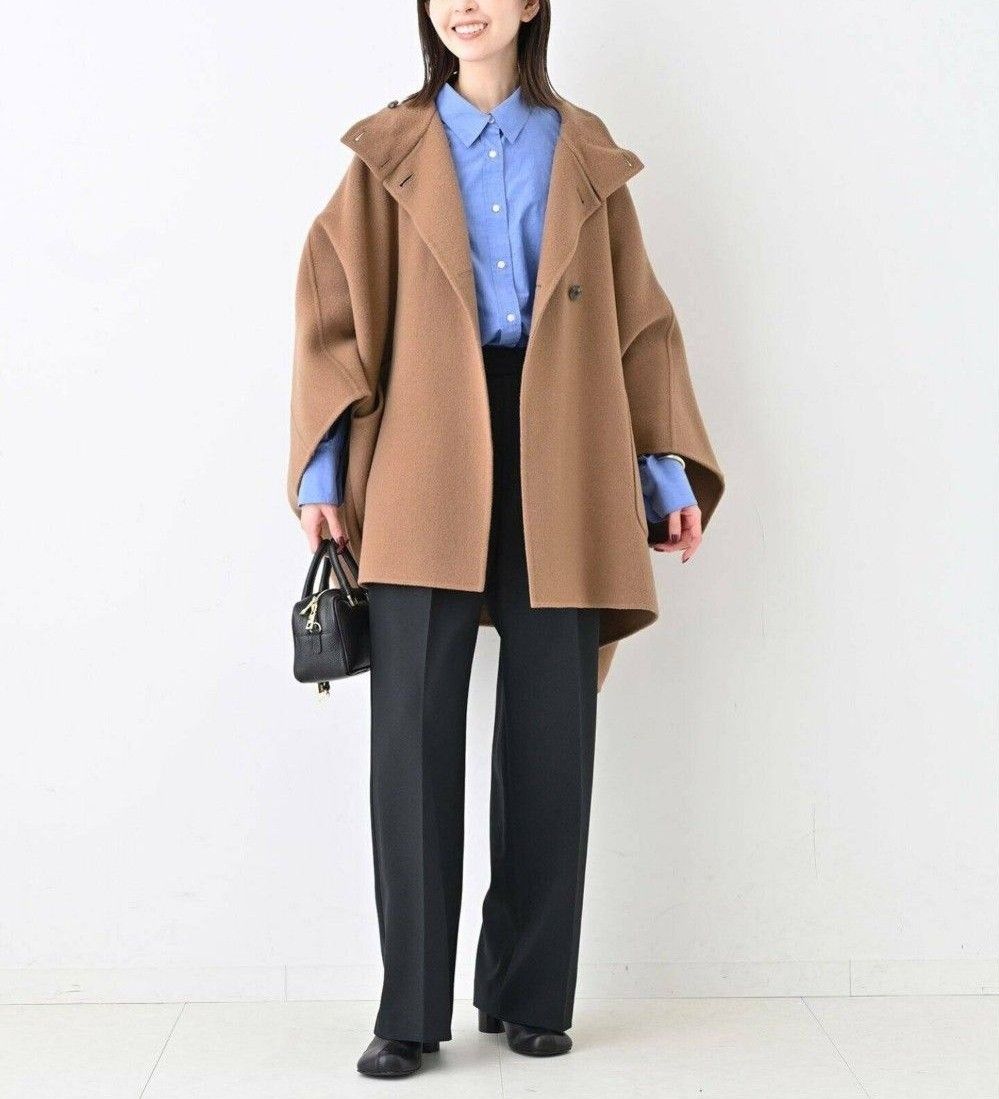 美品『スローブイエナ』SLOBE IENA スタンドカラー ダブルフェイス