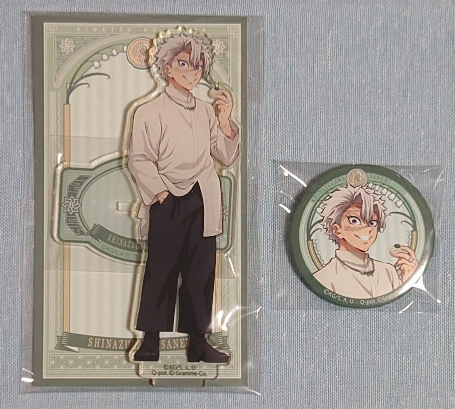 鬼滅の刃 AGF ANIPLEX Q-pot 缶バッジ アクスタ 不死川実弥｜Yahoo