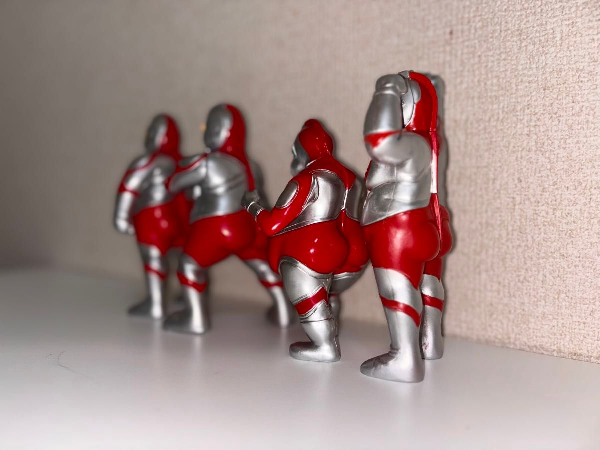 帰ってくれ デブトラマン 【4体セット】ファットラマン ソフビ