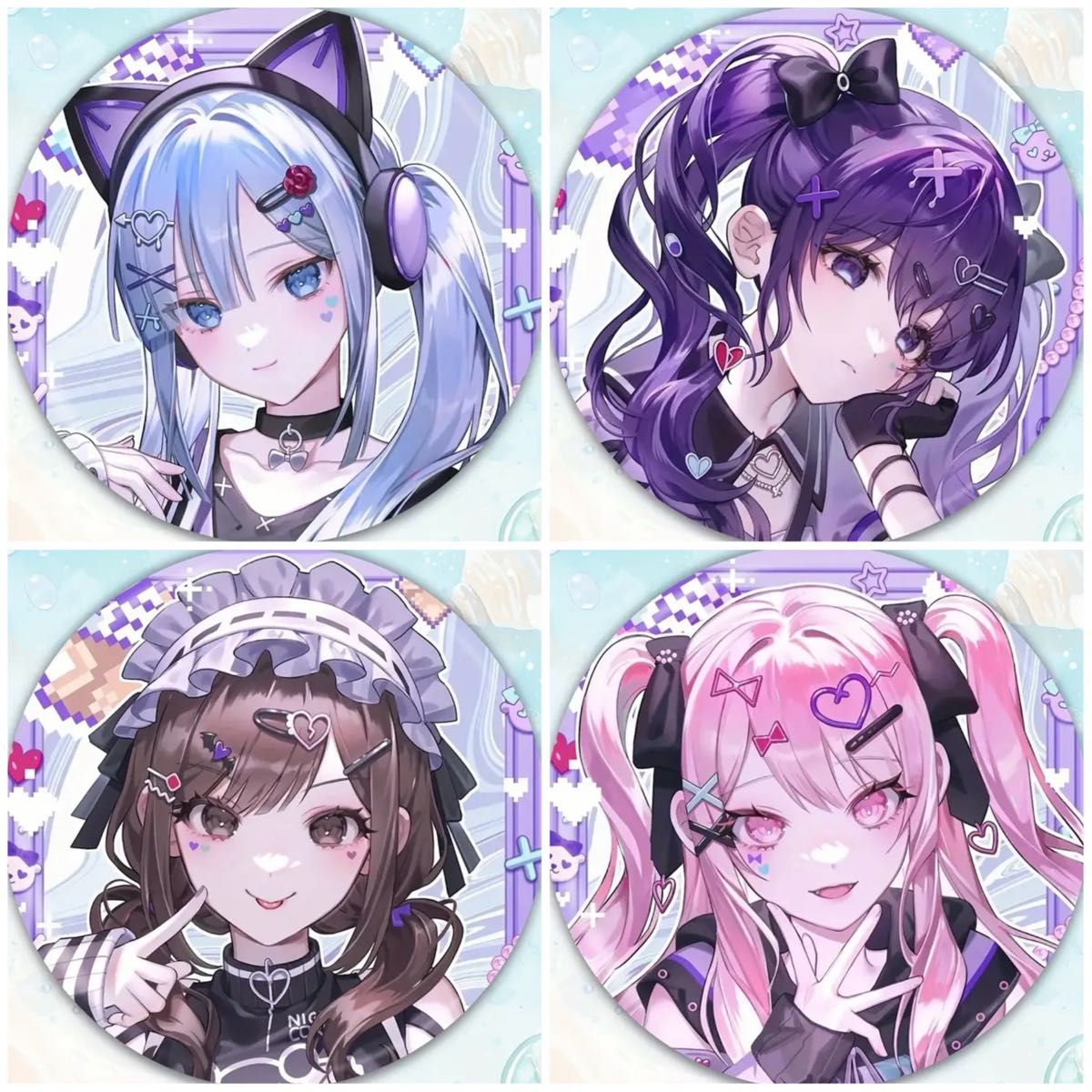 プロセカ Iなんです 宵崎奏 朝比奈まふゆ 東雲絵名 暁山瑞希 バッジ