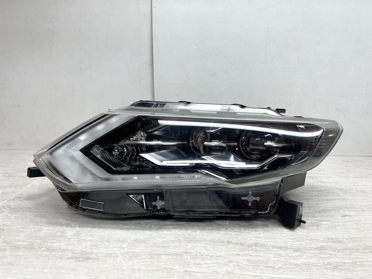 送料込 即決 エクストレイル T32 後期 純正 LED 左 ヘッドライト