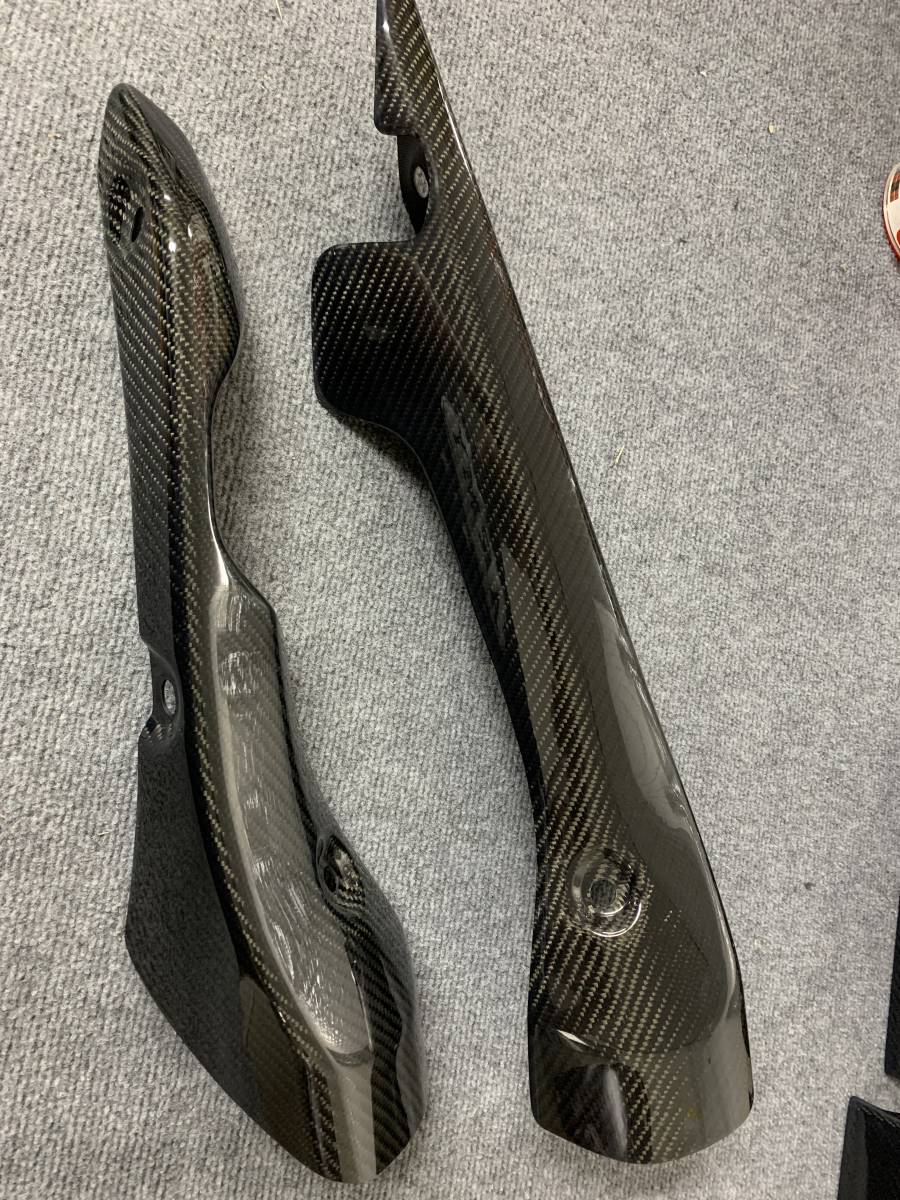 Yahoo!オークション - 2021新型隼カーボンヒートガード マフラーカバー