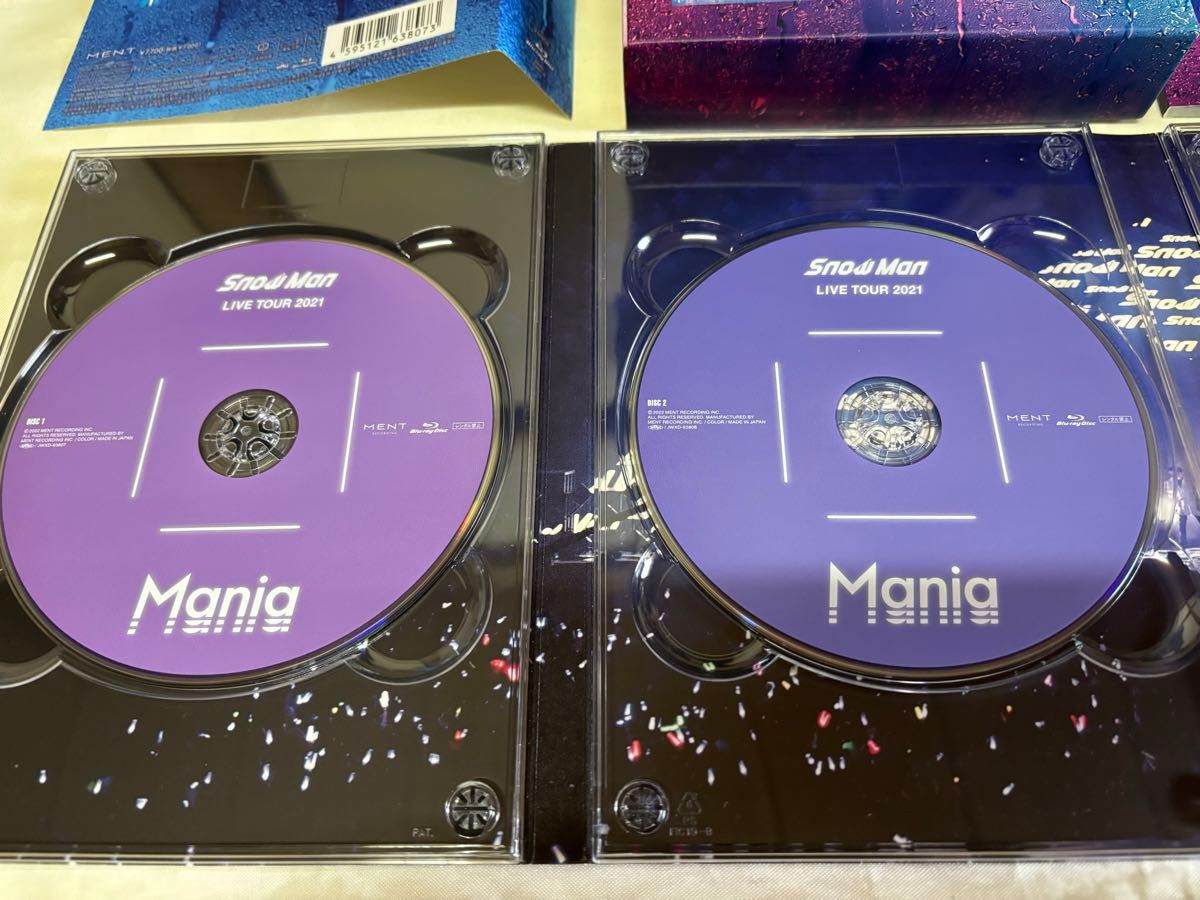 SnowMan LIVE TOUR 2021 Mania 初回盤 Blu-ray 写真 4枚付き 目黒