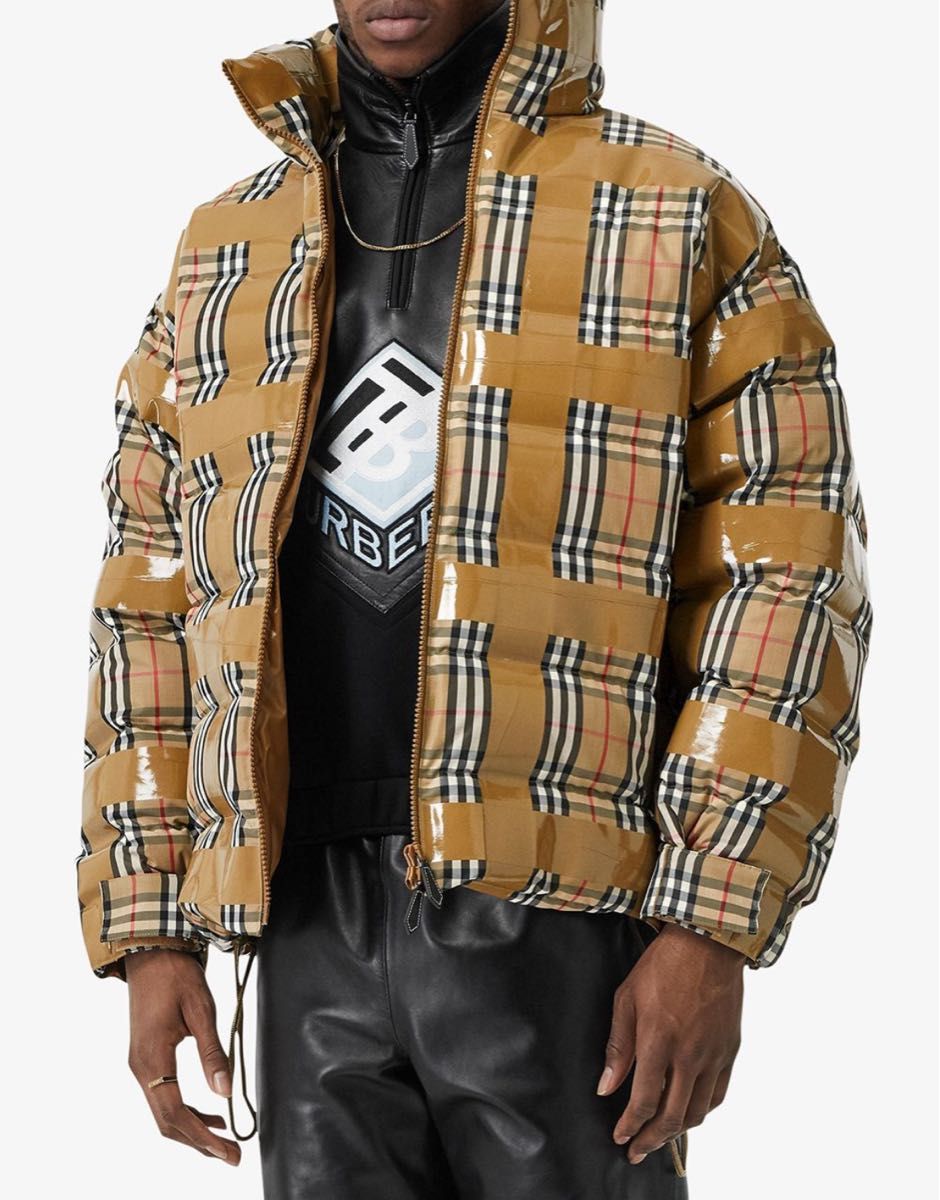 BURBERRY ダウンケット 160x290cm チェック柄 BURBERRY ダウンケット