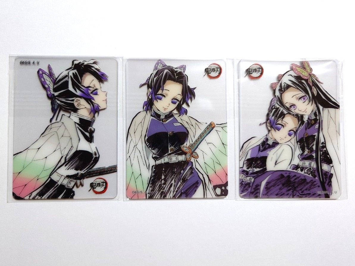 鬼滅の刃 柱稽古 胡蝶しのぶ お楽しみくじ クリアカードセット カナエ