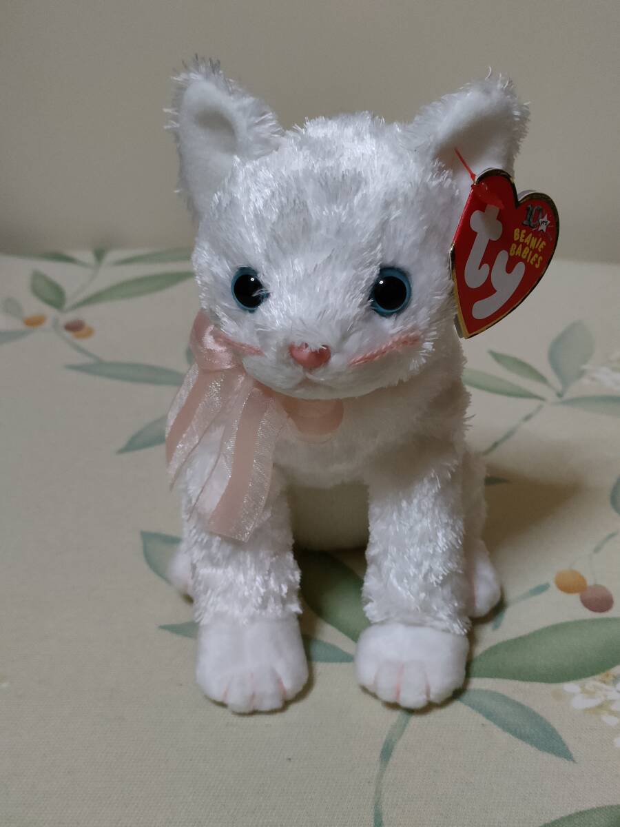 Yahoo!オークション - Ty/タイ【ビーニーベイビーズ・白猫ぬいぐるみ】