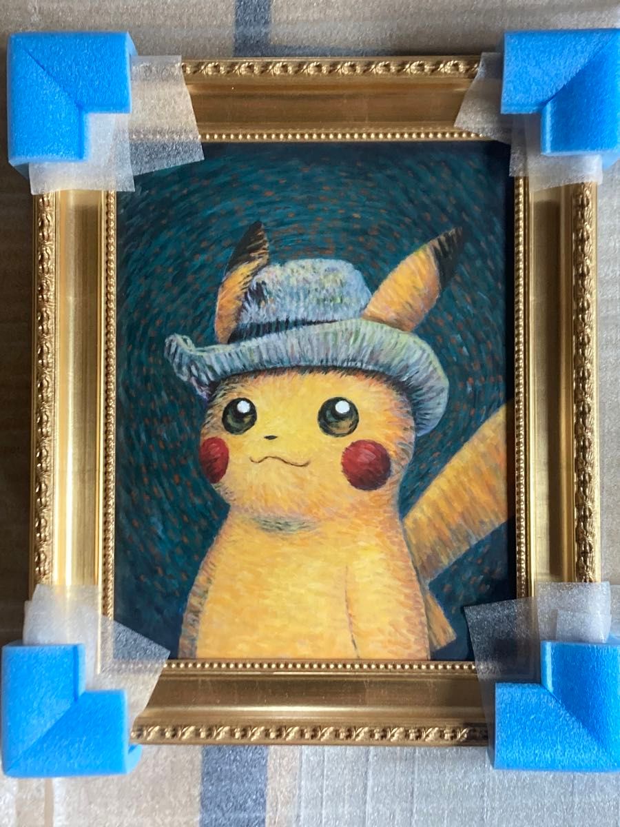 希少】ゴッホ展ピカチュウキャンバスアート全種Mサイズ【新品】 ゴッホ