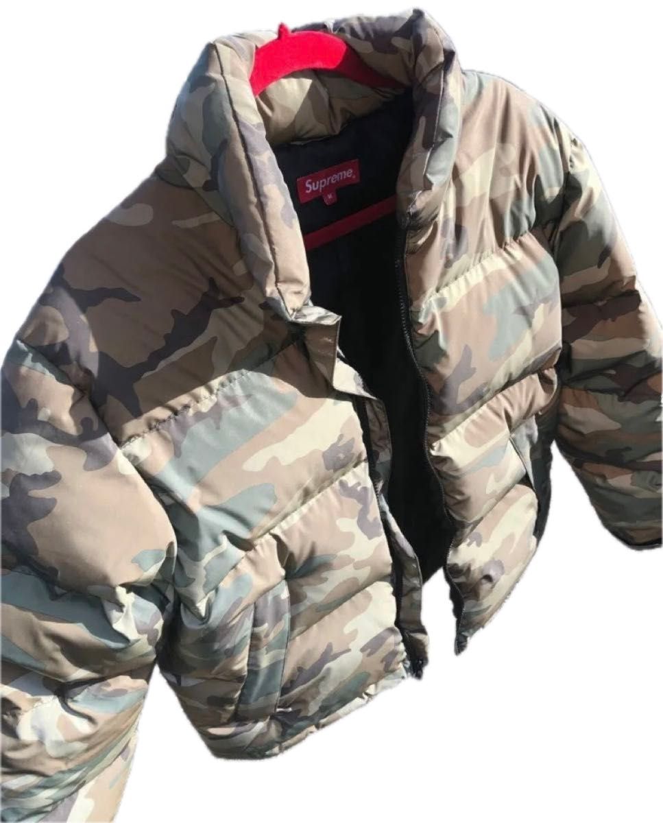 クリスマスセール supreme ダウンジャケット カモ柄 シュプリーム 迷彩