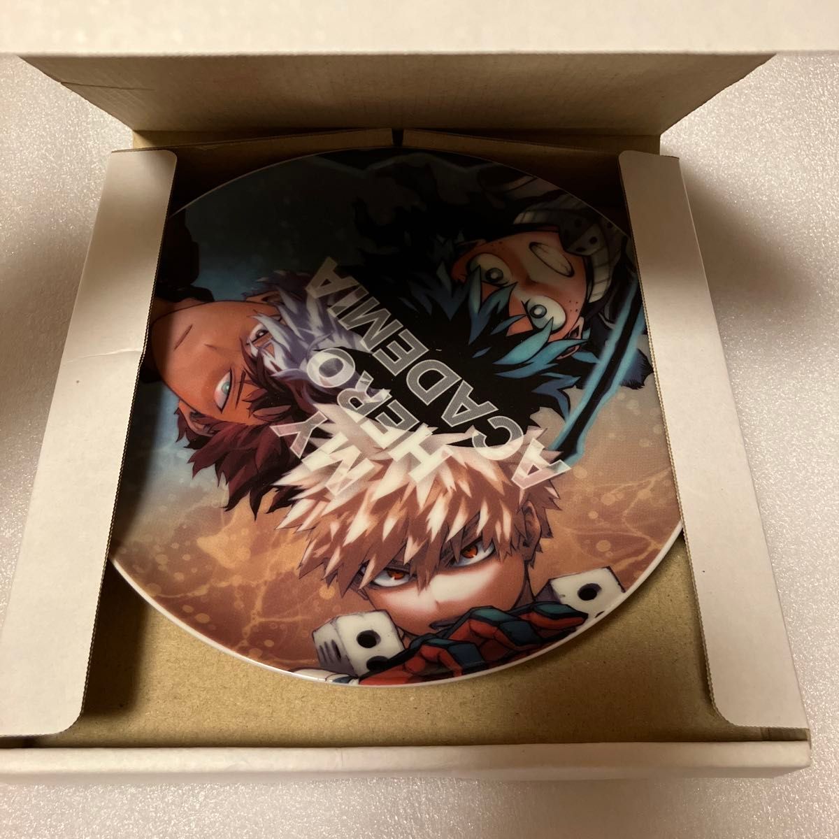 僕のヒーローアカデミア フルカラープレート 緑谷出久&爆豪勝己&轟焦凍