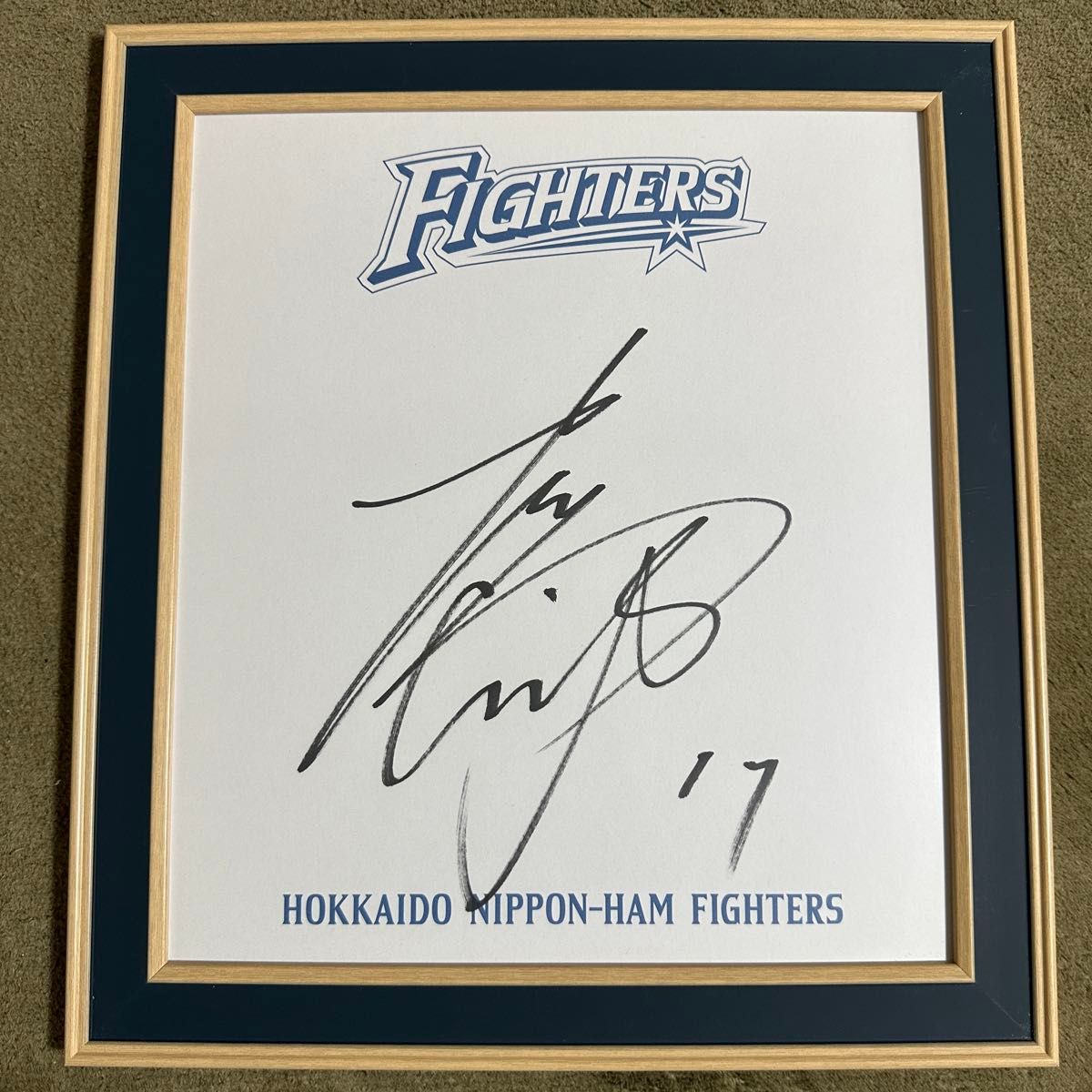 美品】大谷翔平 選手 直筆サイン色紙 北海道日本ハムファイターズ