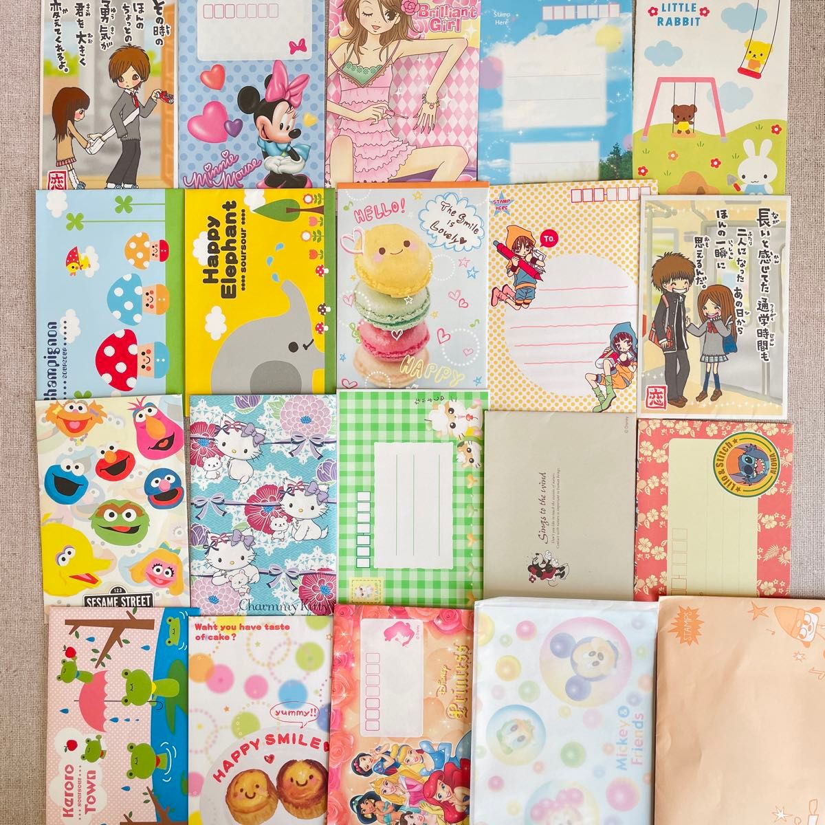 C】平成レトロ レターセット 20組 まとめ売り おすそわけ｜Yahoo