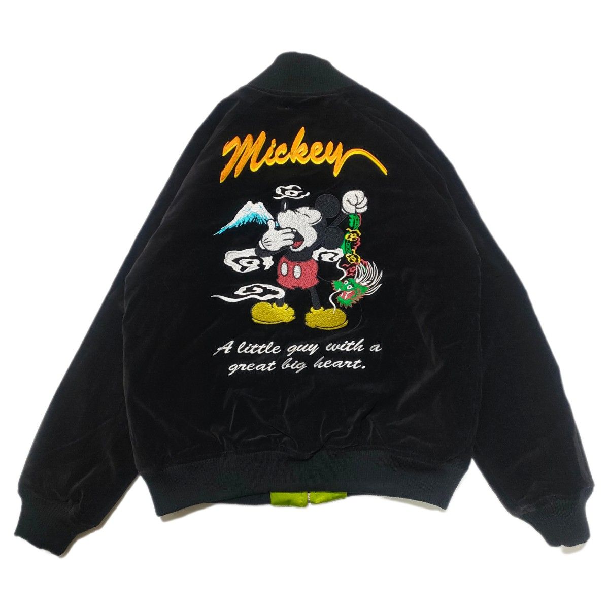 ディズニー/ミッキー スカジャン/Size S/ヴィンテージ/匿名配送/送料