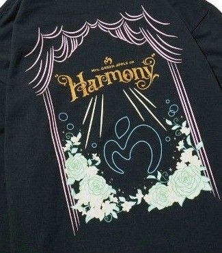 美品 Mrs GREEN APPLE on Hamony ロングスリーブTシャツ ブラック М