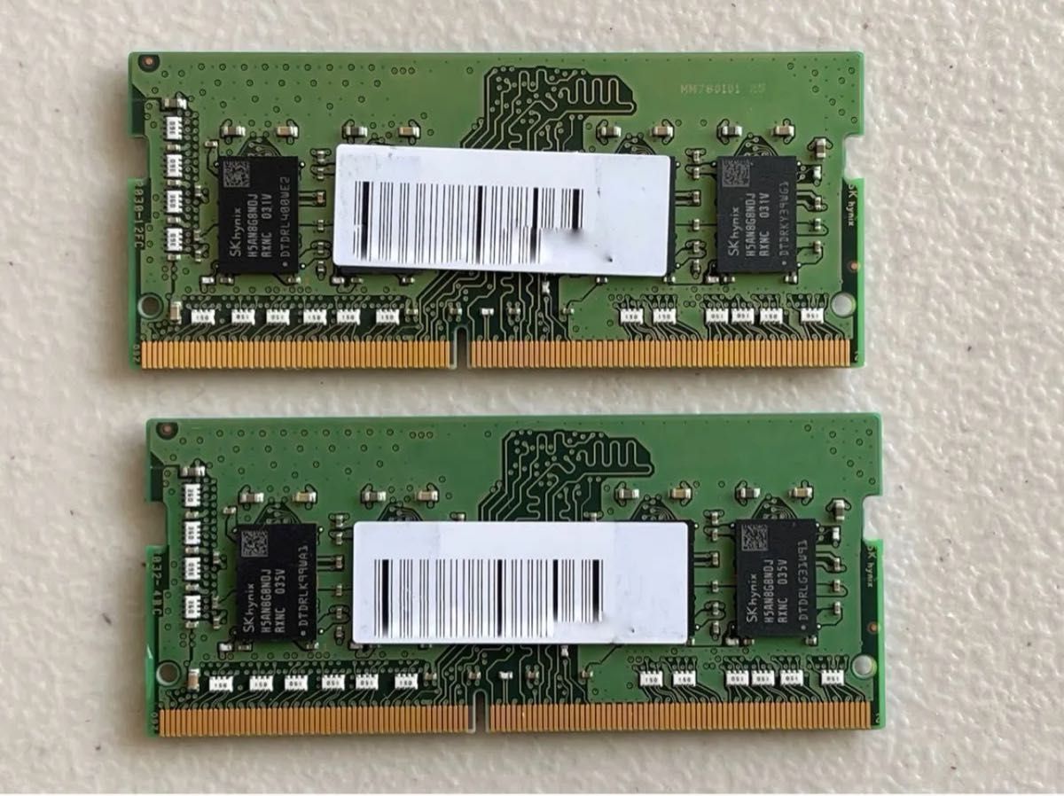 SK hynix 8GB×2枚 計16GB PC4-3200AAノート用メモリ｜Yahoo!フリマ（旧
