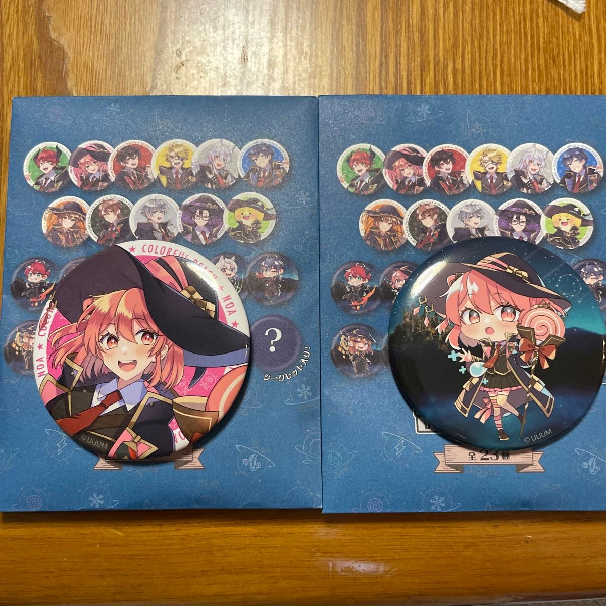 カラフルピーチ のあ からぴち魔法学園 缶バッジ カラピチ 等身