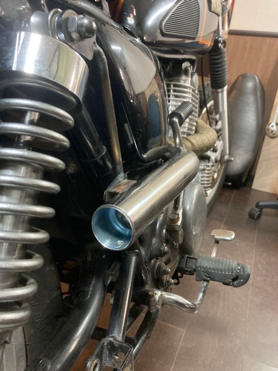 sr400 sr500 アップマフラー フルエキゾースト 1jr vmxチョッパー