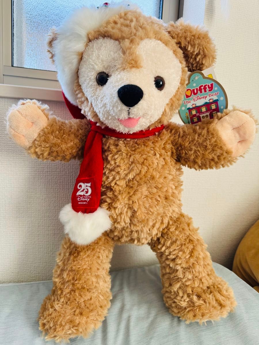 ダッフィー 美品 可動式 トイスケルトン入り オープンマウス 25周年