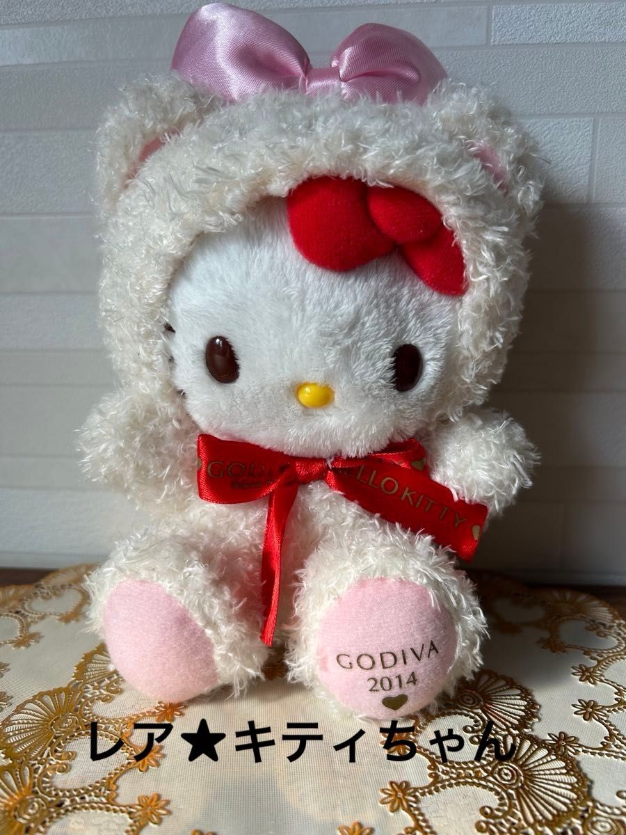 GODIVA キティちゃん ハローキティ ぬいぐるみ 2014 サンリオ｜Yahoo