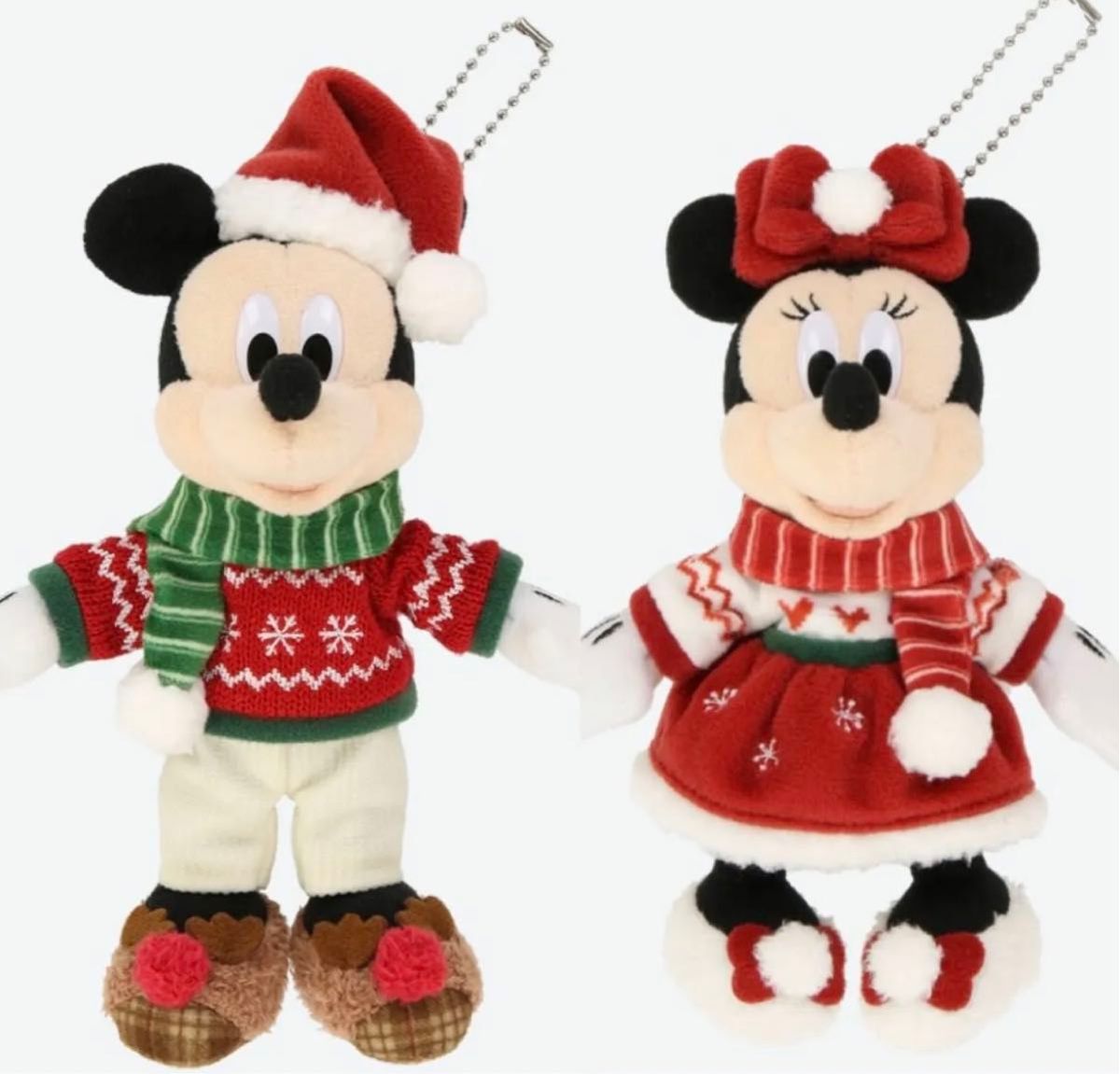 東京ディズニーリゾート 2024 クリスマス ミッキー ミニー ぬいぐるみ