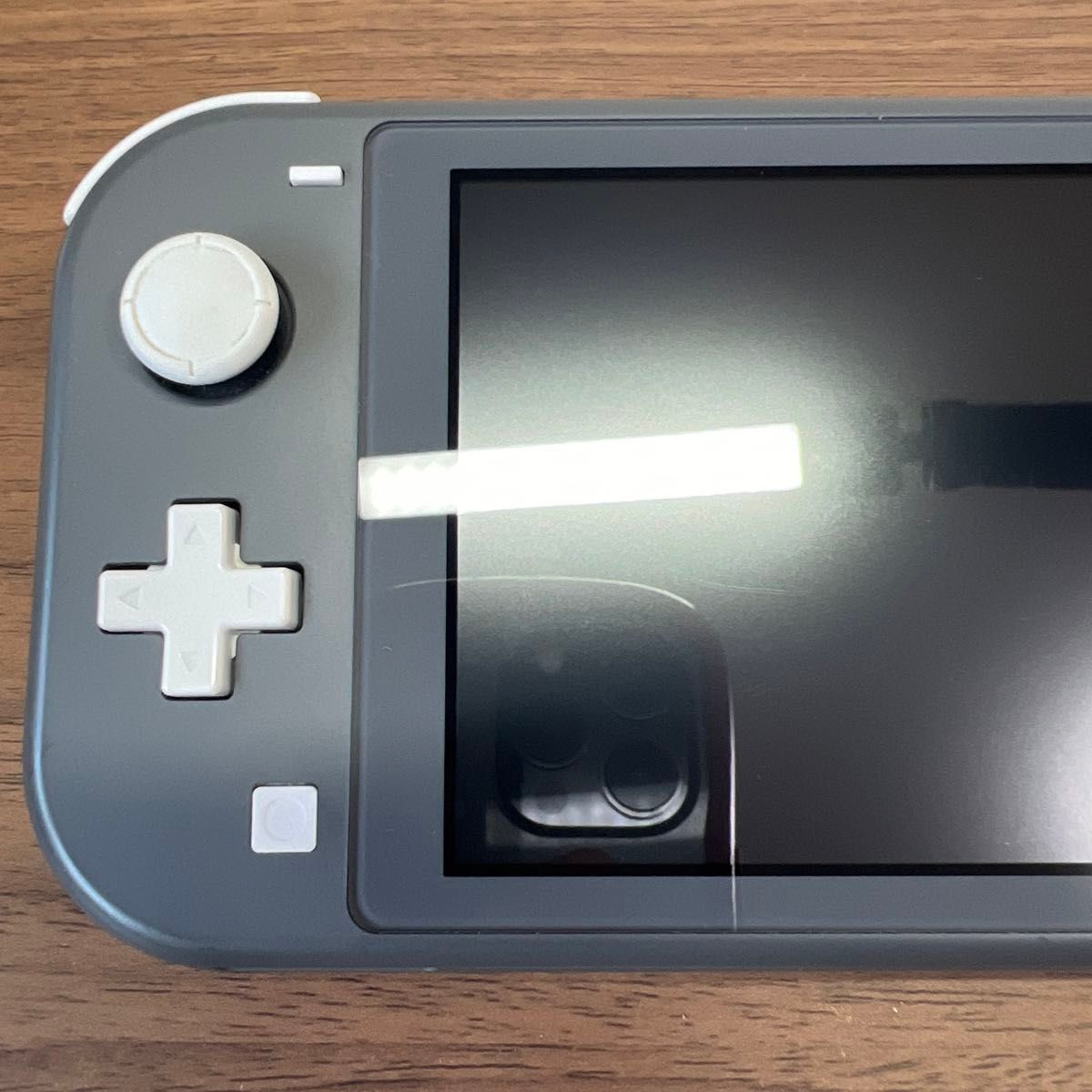 中古】Switch Lite グレー＆ハードカバー＆アダプター【ジャンク