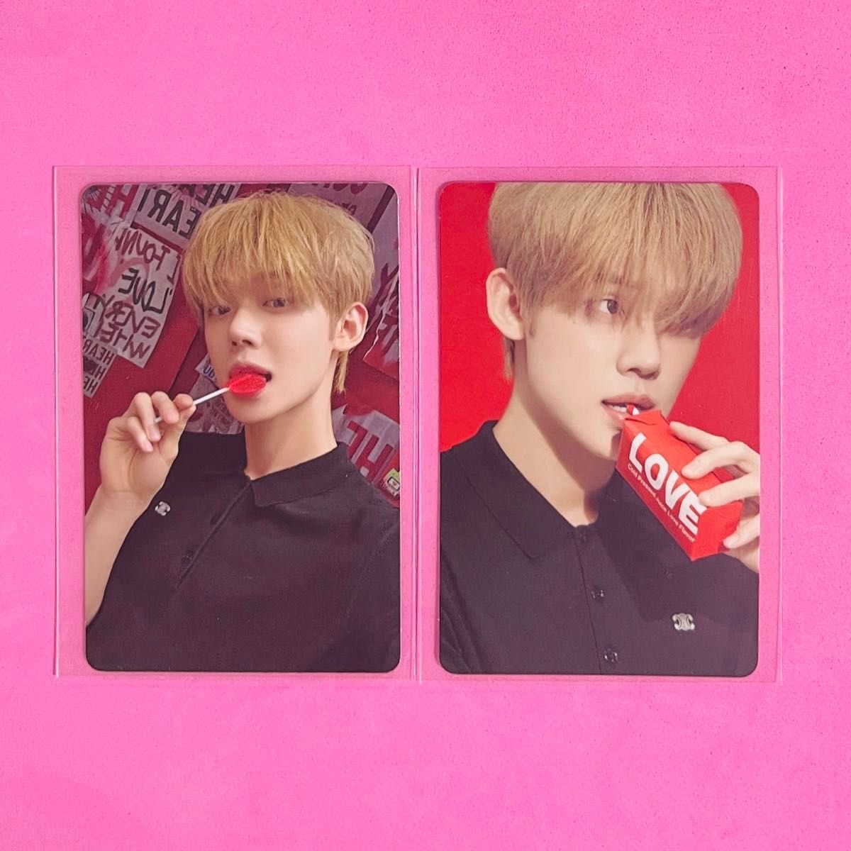 TXT ヨンジュン トレカ LOVER Ver 2種コンプ SANCTUARY｜Yahoo!フリマ