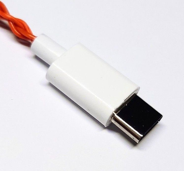 自作品 オーディオ用 USB Type-C(オス) →micro USB B(オス) OTG