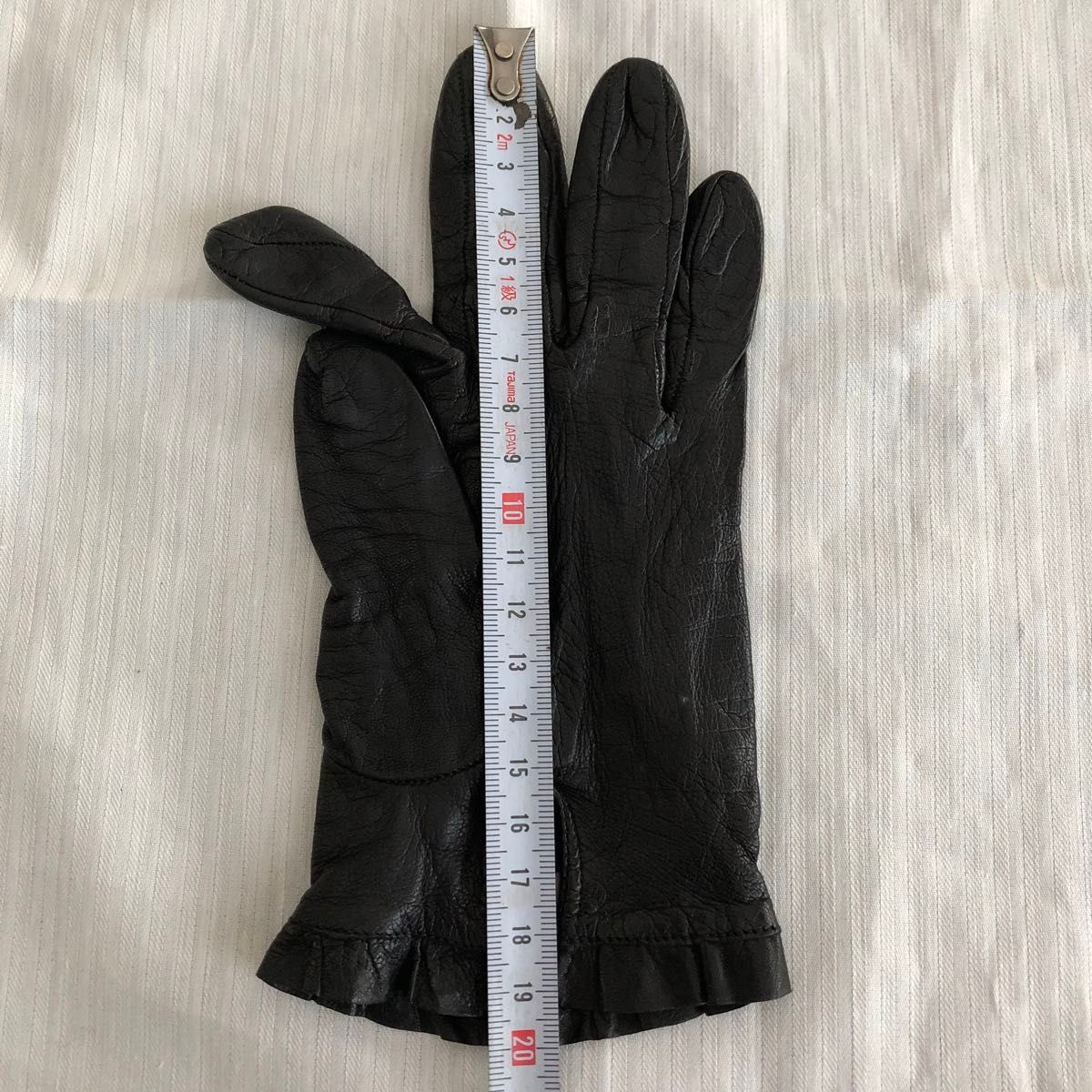 miu miu レザーグローブ 手袋 ミュウミュウ 黒 ブラック 革｜Yahoo
