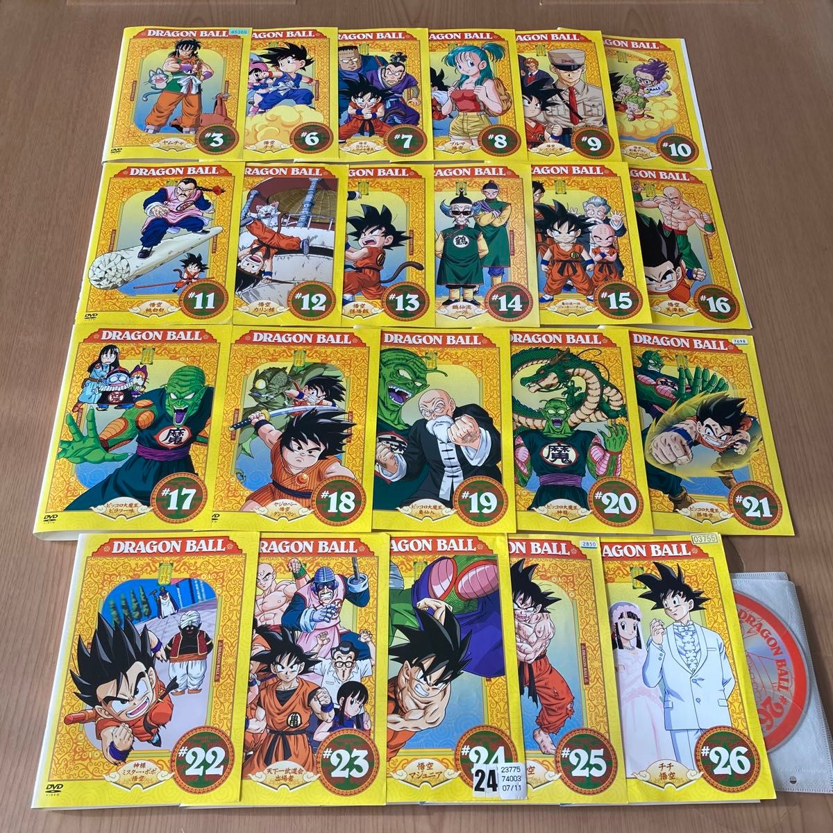 ドラゴンボール DVD 22本 (全26巻 抜け巻あり)｜Yahoo!フリマ（旧