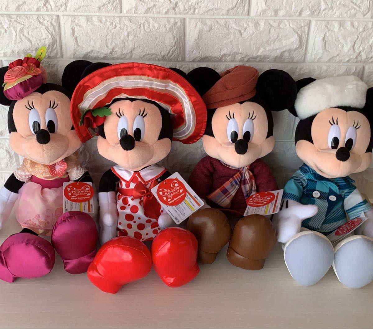 ミニーのスタイルスタジオ ミニスタ ミニー ぬいぐるみ 春夏秋冬