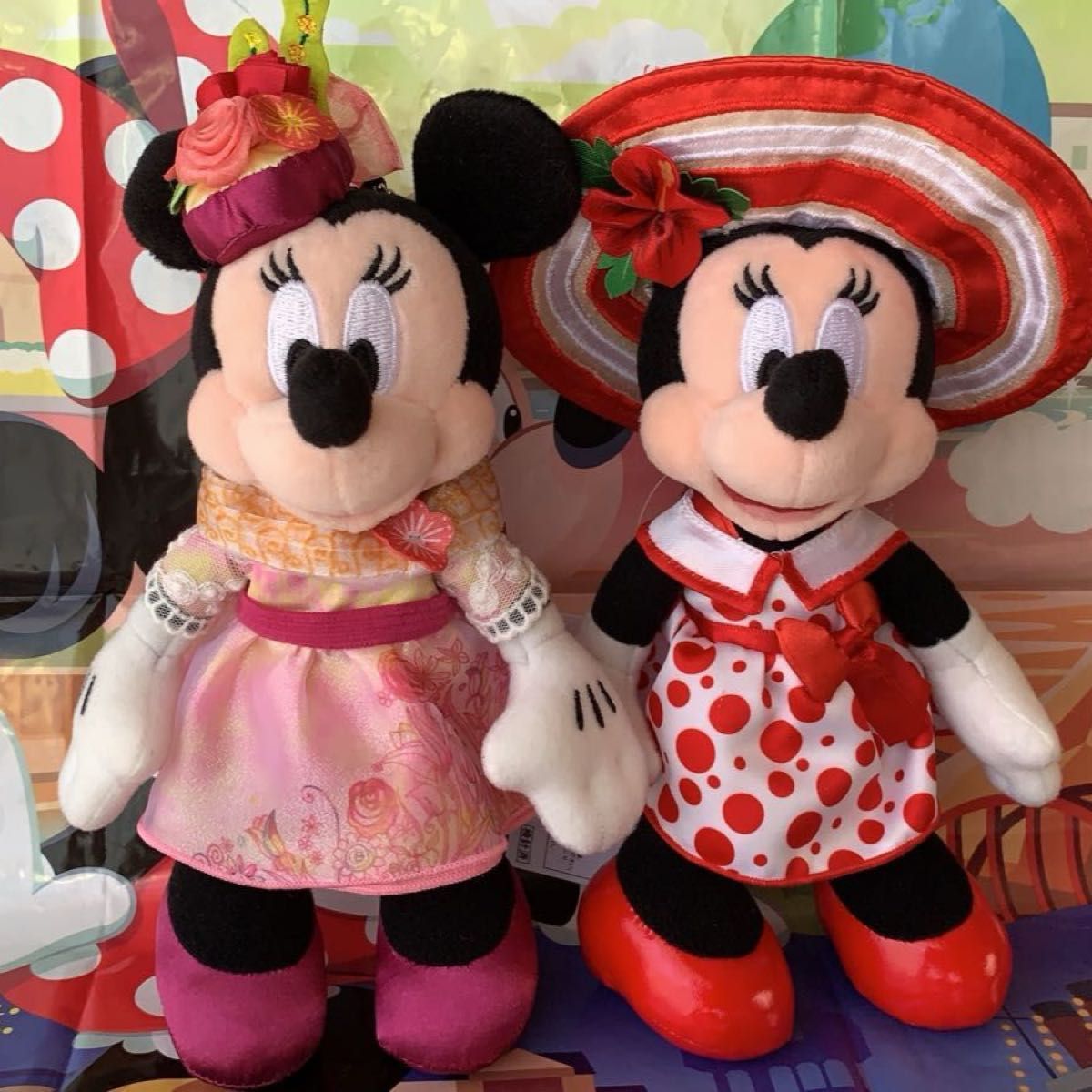 ミニーのスタイルスタジオ ミニスタ ミニー ぬいぐるみバッジ 春夏秋冬