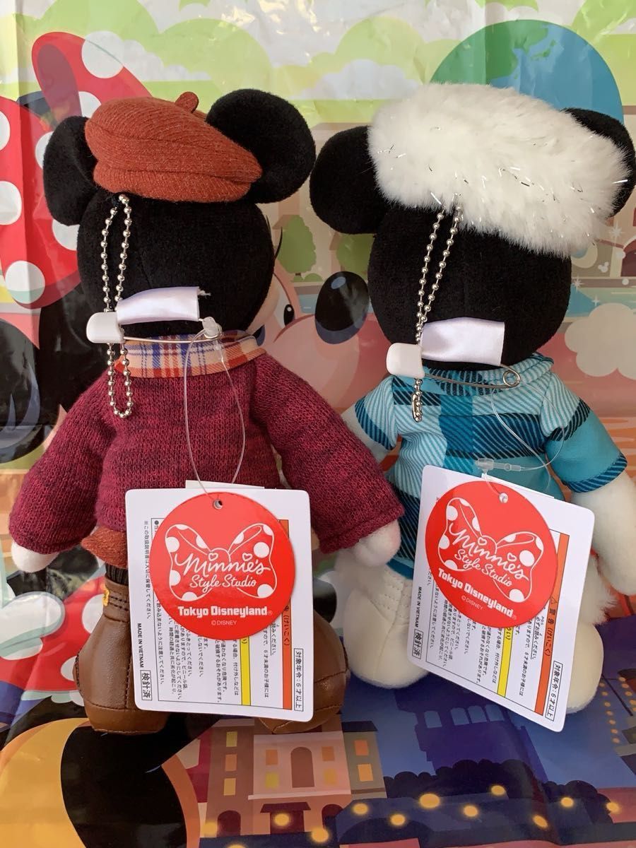 ミニーのスタイルスタジオ ミニスタ ミニー ぬいぐるみバッジ 春夏秋冬
