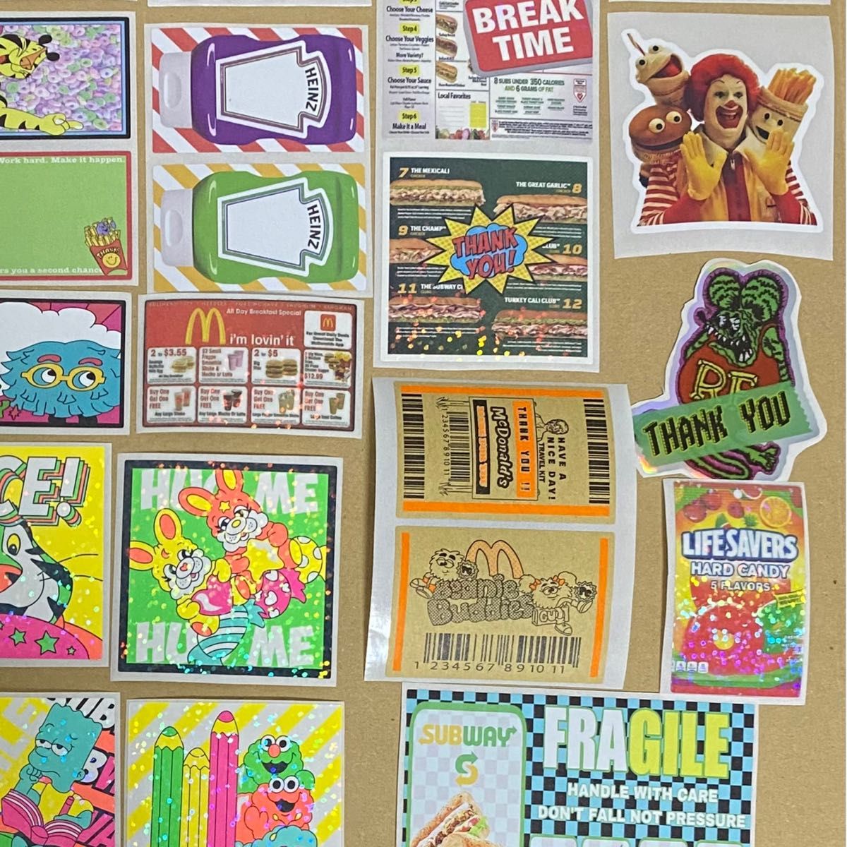 アメキャラ ロールシール 切り売り バラ売り おすそ分け 46枚｜Yahoo