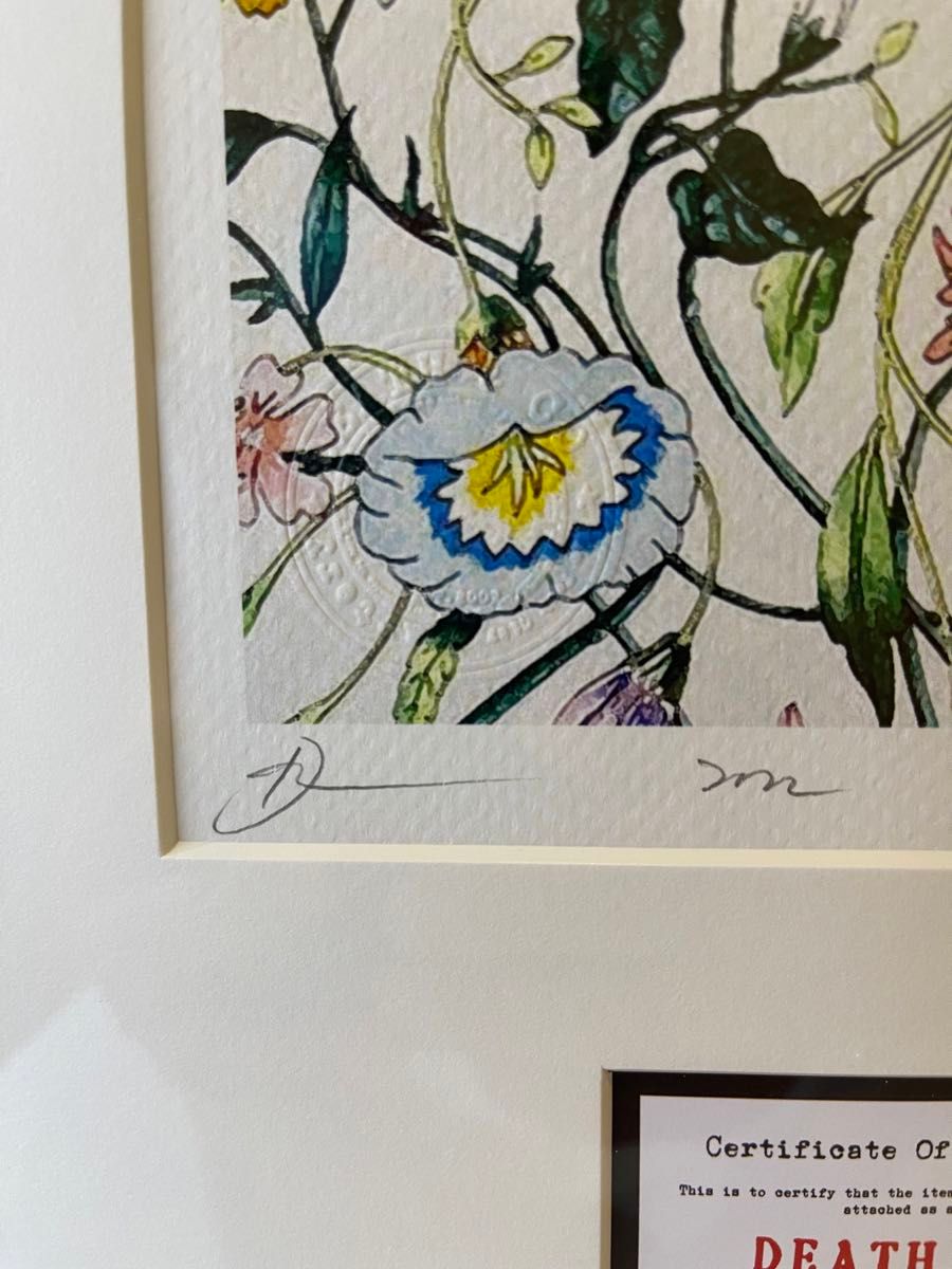 バンクシー 村上隆フラワー 背景花柄 Death【デス】NYC【エヌワイシー