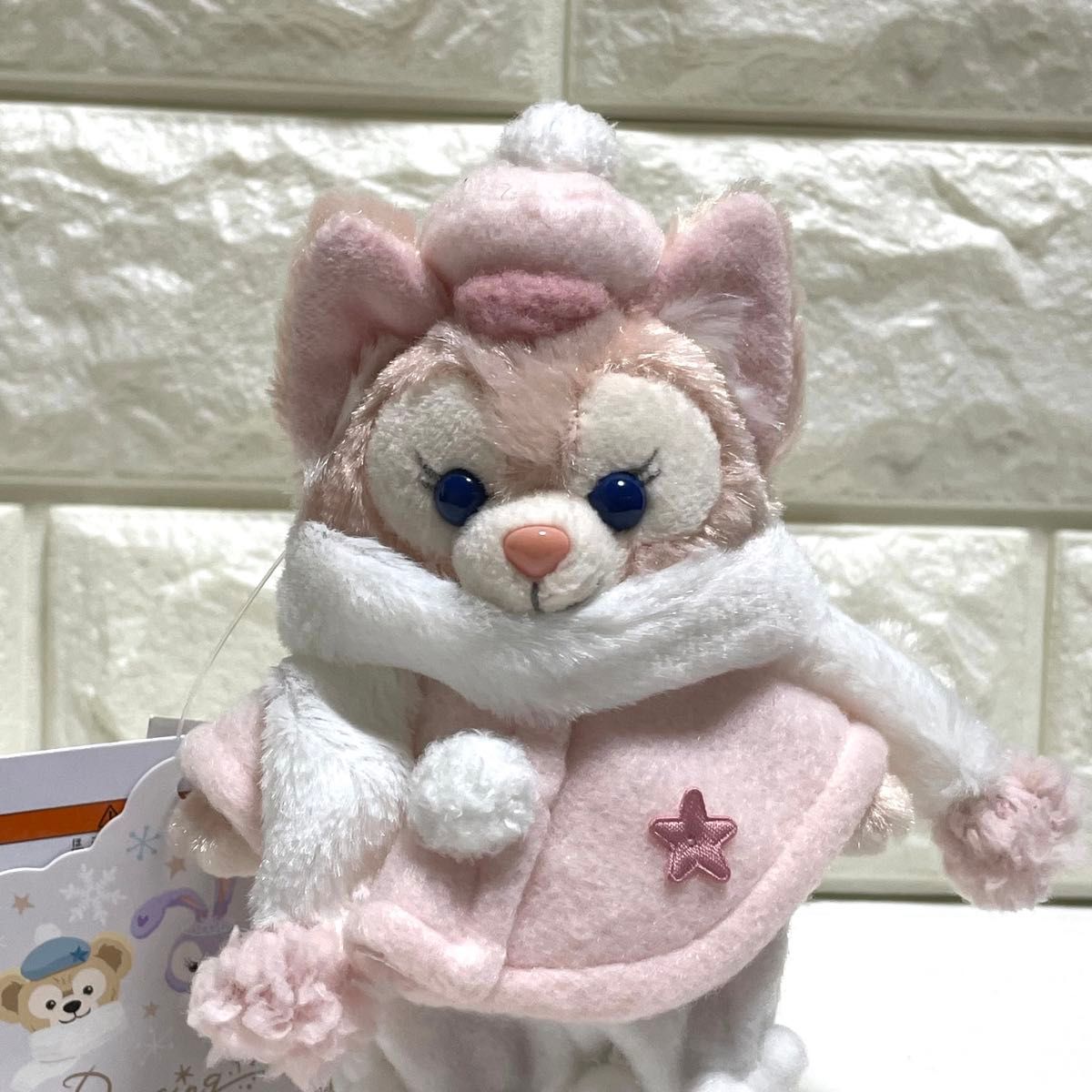 未使用 TDS ディズニーシー リーナベル ぬいぐるみバッジ タグ付