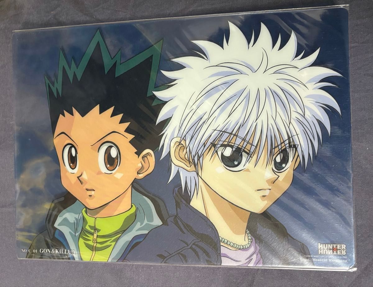 ハンターハンター 下敷き 旧アニメ ゴン キルア ハンターハンター