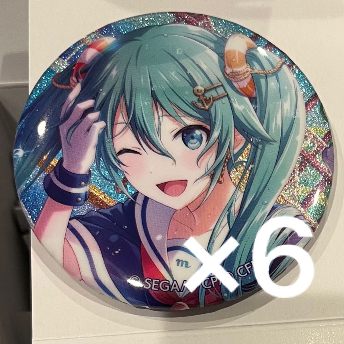 初音ミク 32B 缶バッジ グリッター缶バッジ プロセカ プロジェクト