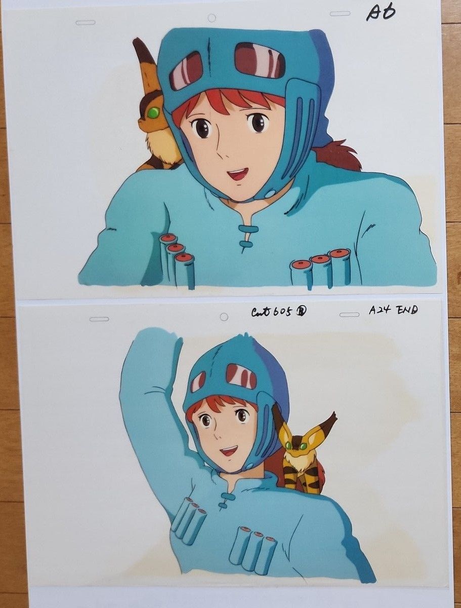 風の谷のナウシカ 複製セル画集 スタジオジブリ 宮崎駿 レア セル画9枚