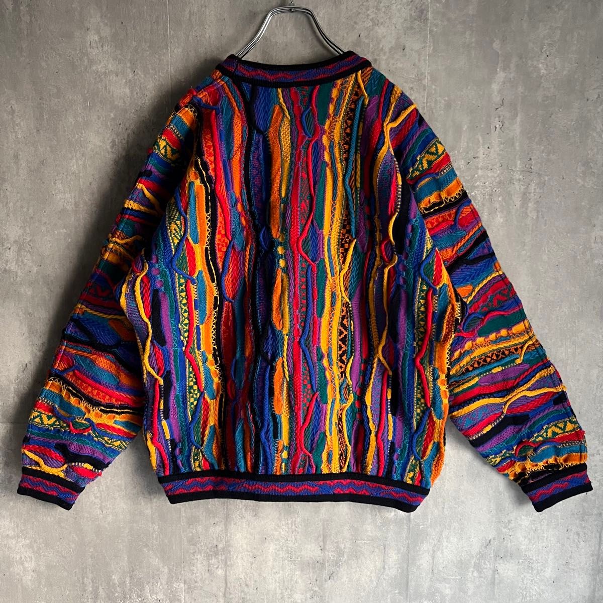 激レア】COOGI クージー 3Dニット ウール マルチカラー 1点物