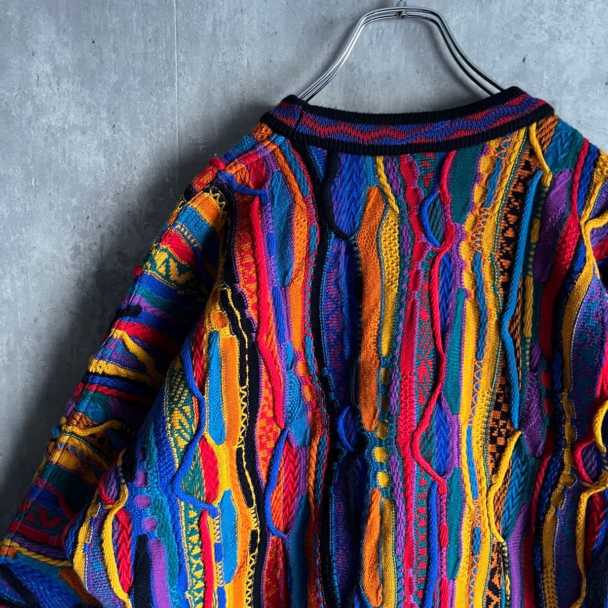 激レア】COOGI クージー 3Dニット ウール マルチカラー 1点物