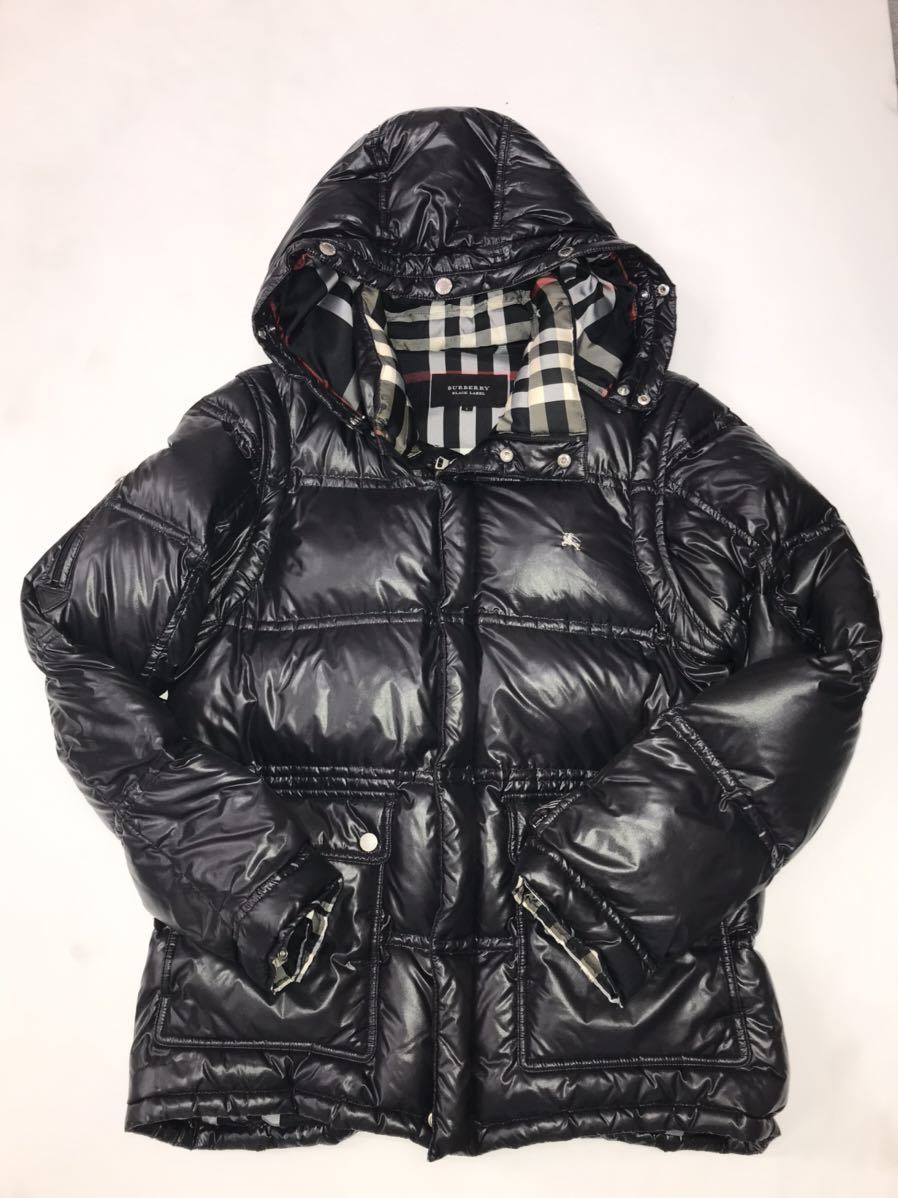 処分価格 バーバリー ブラックレーベル ダウン サイズL 4way｜Yahoo