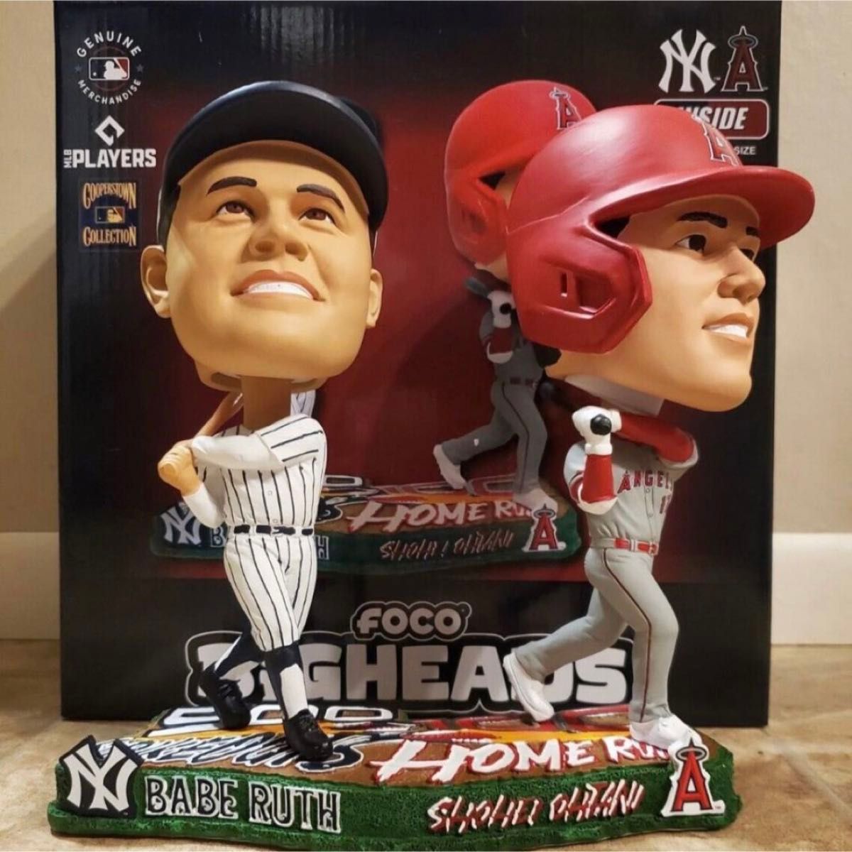 新品・世界限定251個】大谷翔平+ベーブルース ダブル・ボブルヘッド