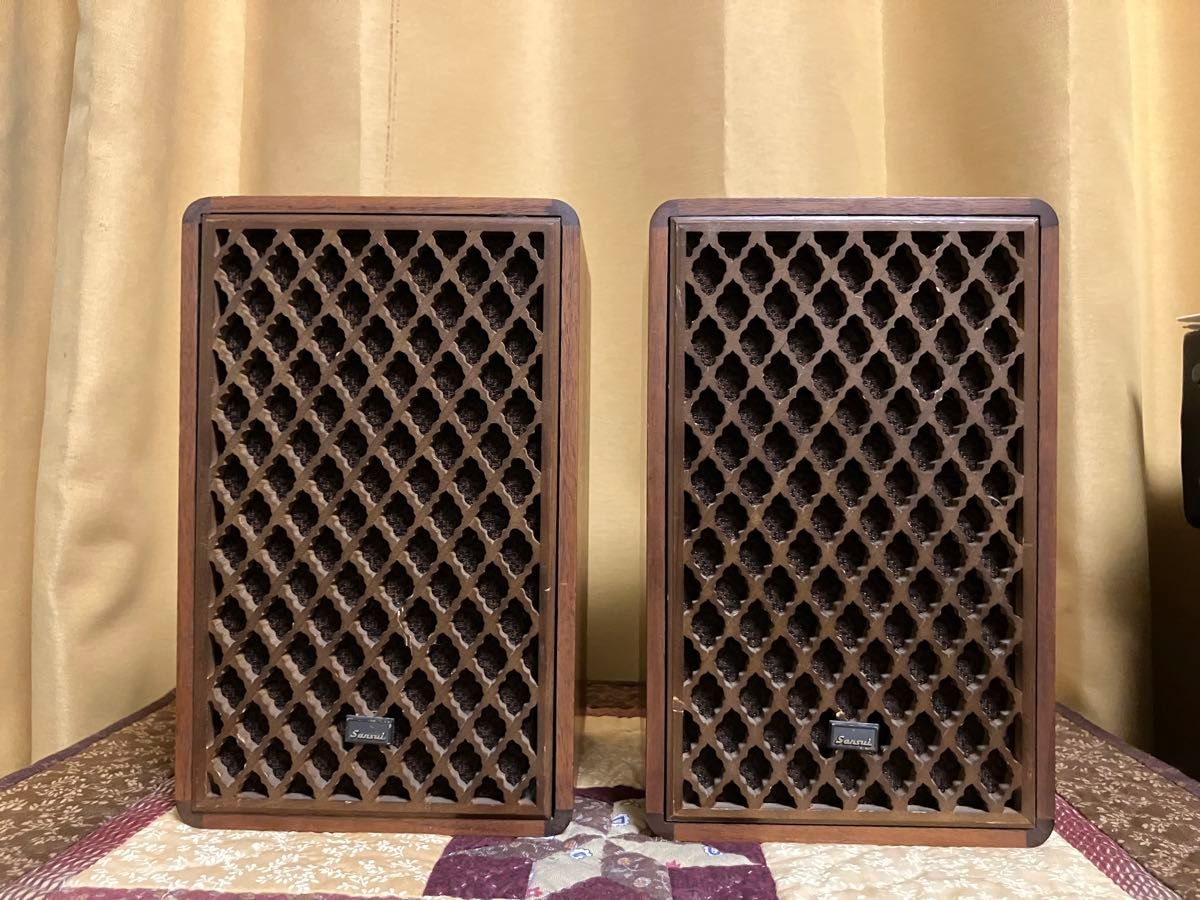 美品 Sansui (サンスイ) SP-M1 2Way ブックシェルフスピーカー ペア