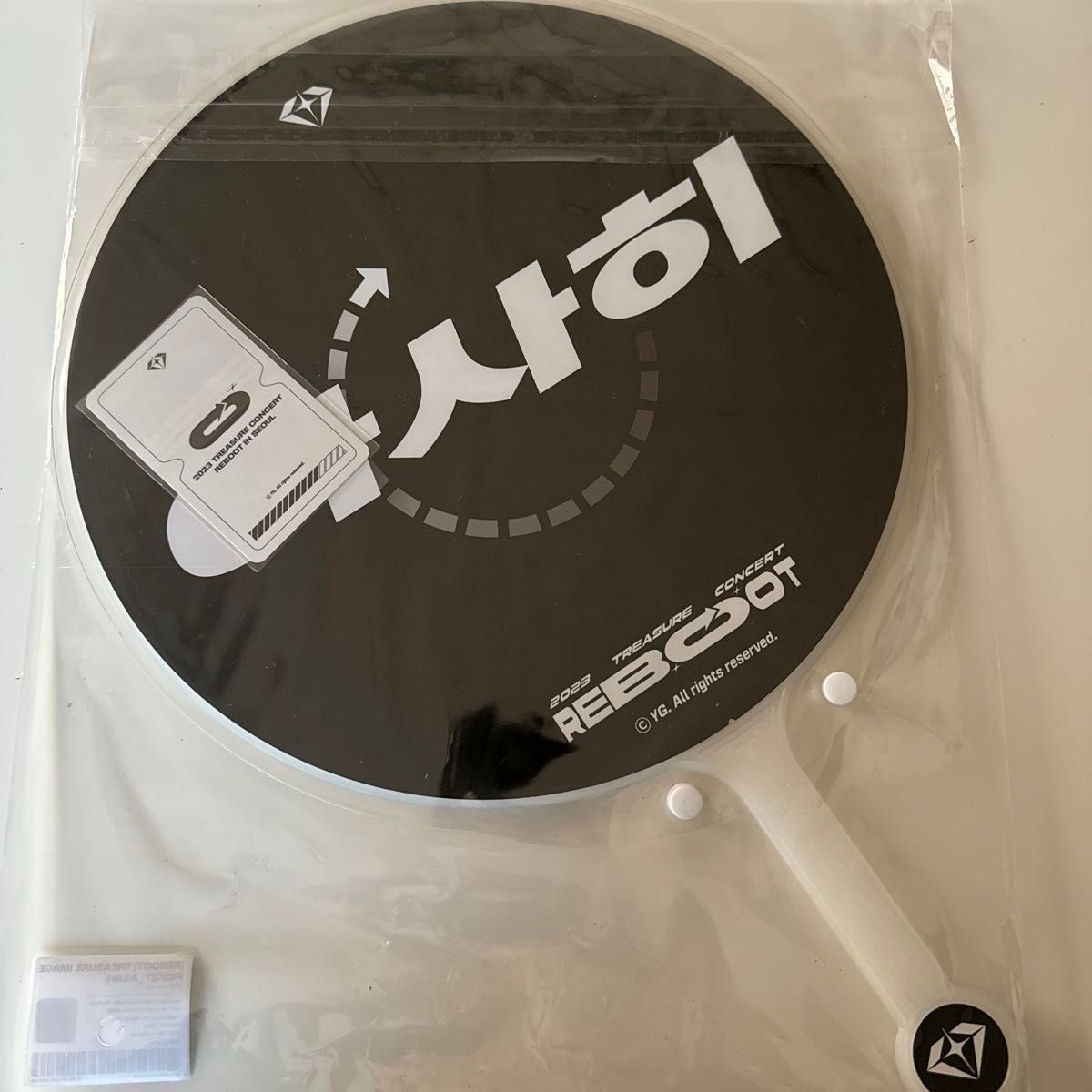 TREASURE アサヒ ソウルコン Reboot うちわ image picket 公式 トレカ