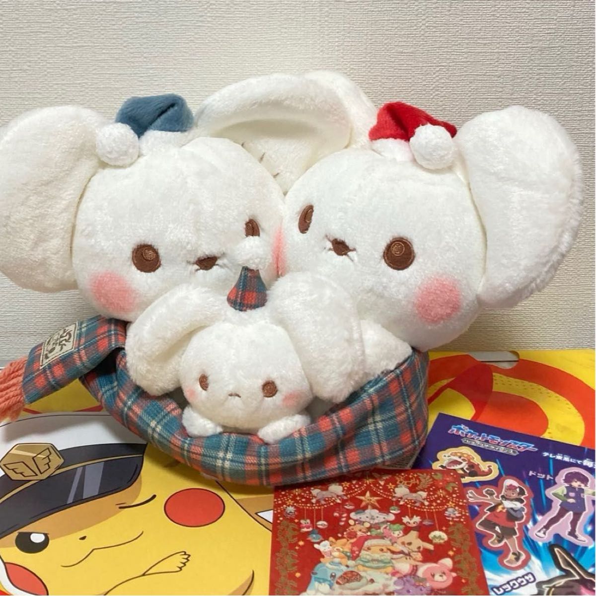 ポケモンセンター 限定品 クリスマスグッズ イッカネズミ ぬいぐるみ