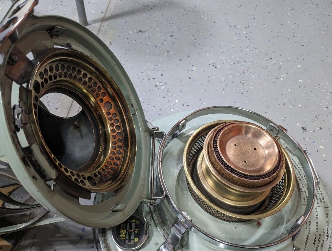 アラジン ブルーフレーム 39型デラックス 石油ストーブ レトロ 実働