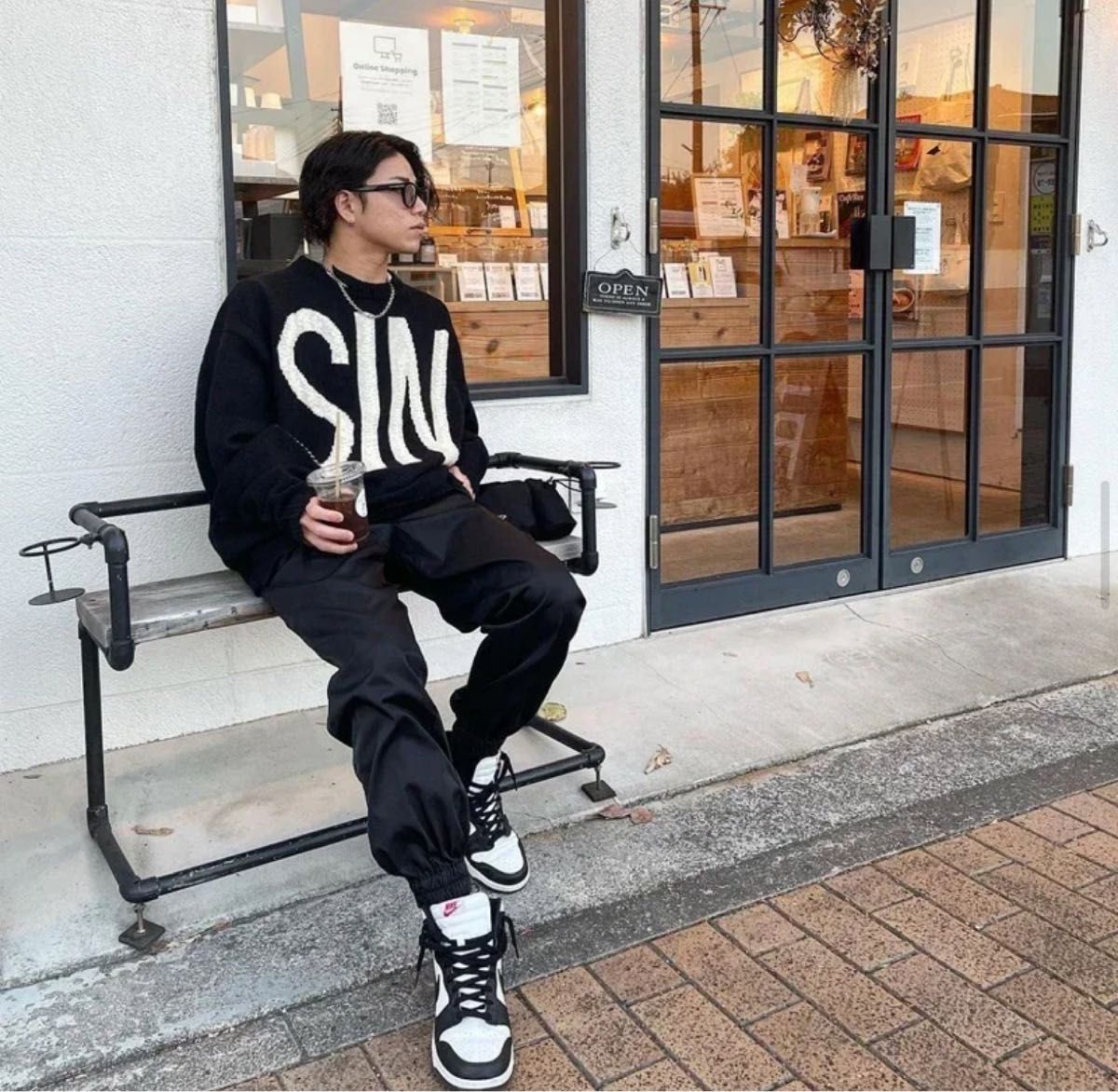 SAINT Mxxxxxx KNIT SIN セントマイケル ニット ダメージ セーター